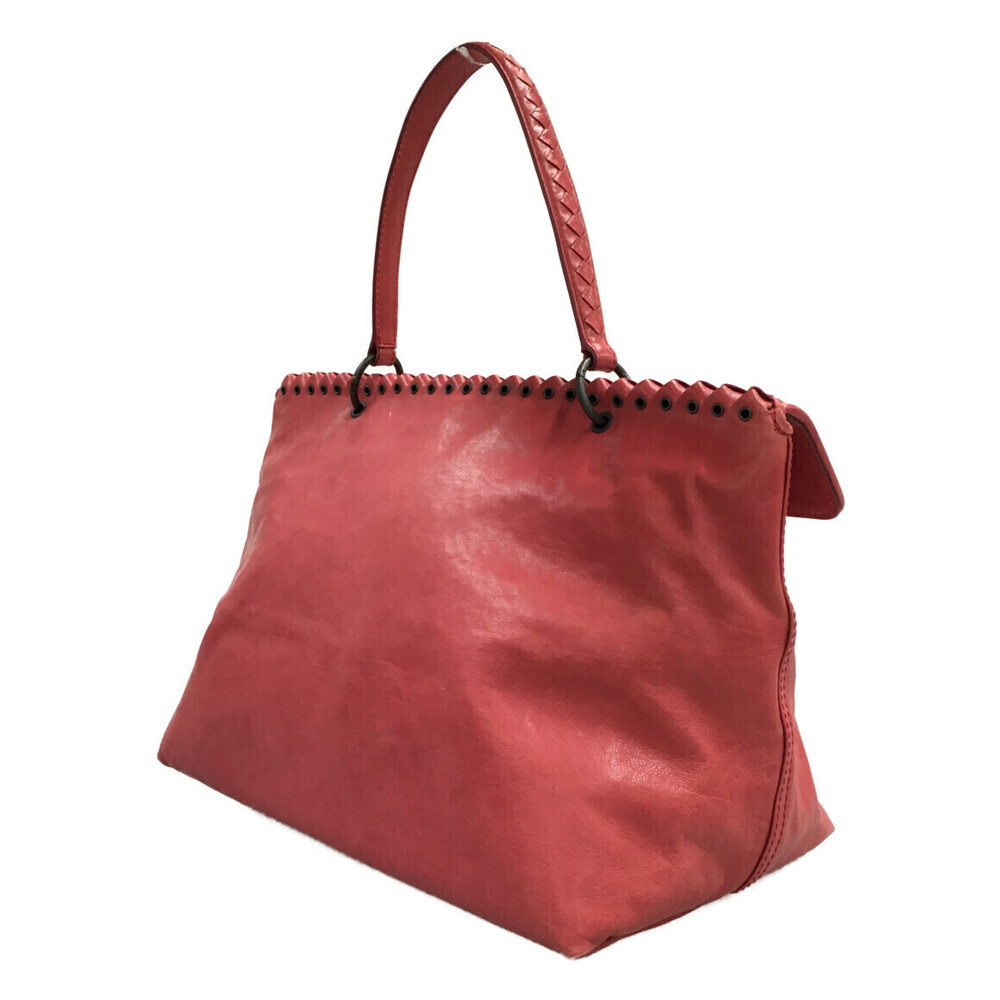 Bottega Veneta Fuchsia Leather Bag Woven Pink Pink Tiina